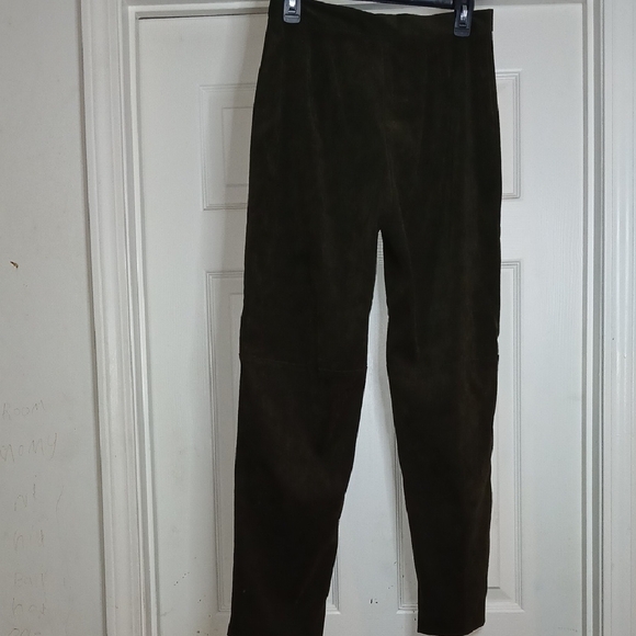 W.L. Sportswear New York Women's Corduroy Pants - Dark Green Size 10 - Picture 3 of 4